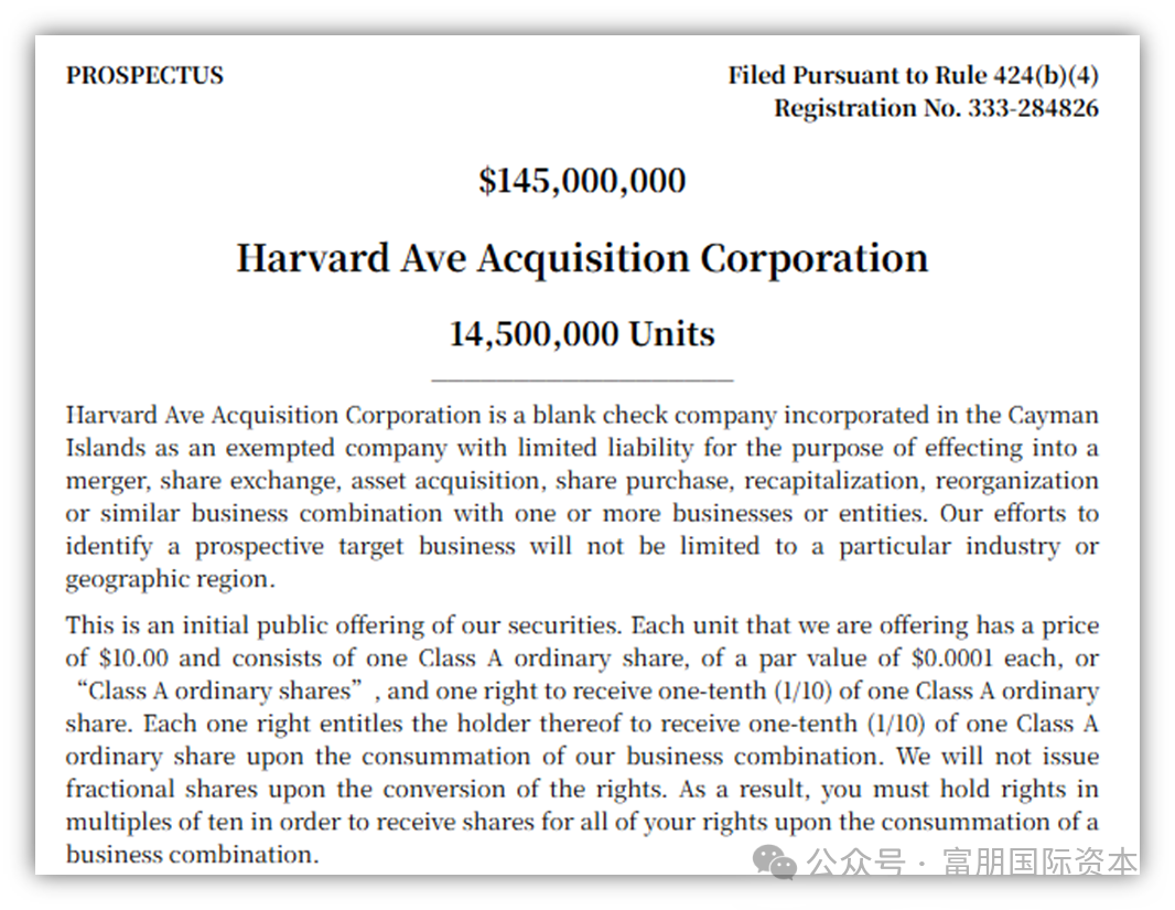 富朋又一里程碑——Harvard Ave SPAC 强势登陆纳斯达克！插图1